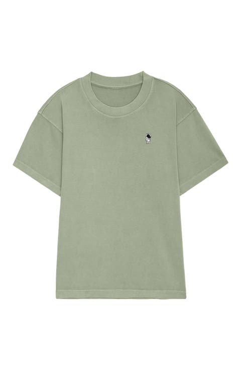 Mens Astronaut Heavyweight Pigment Dye Tee