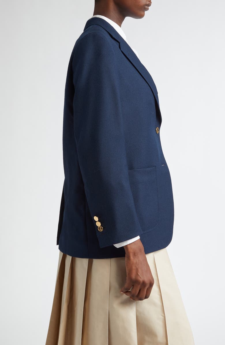 Thom Browne Wool Twill Sport Coat, Alternate, color, Navy