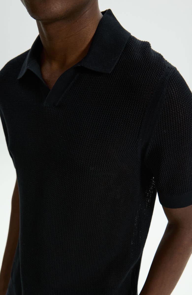 Theory Cairn Johnny Collar Mesh Polo, Alternate, color,