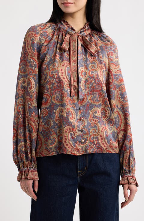 Arden Tie Neck Blouse