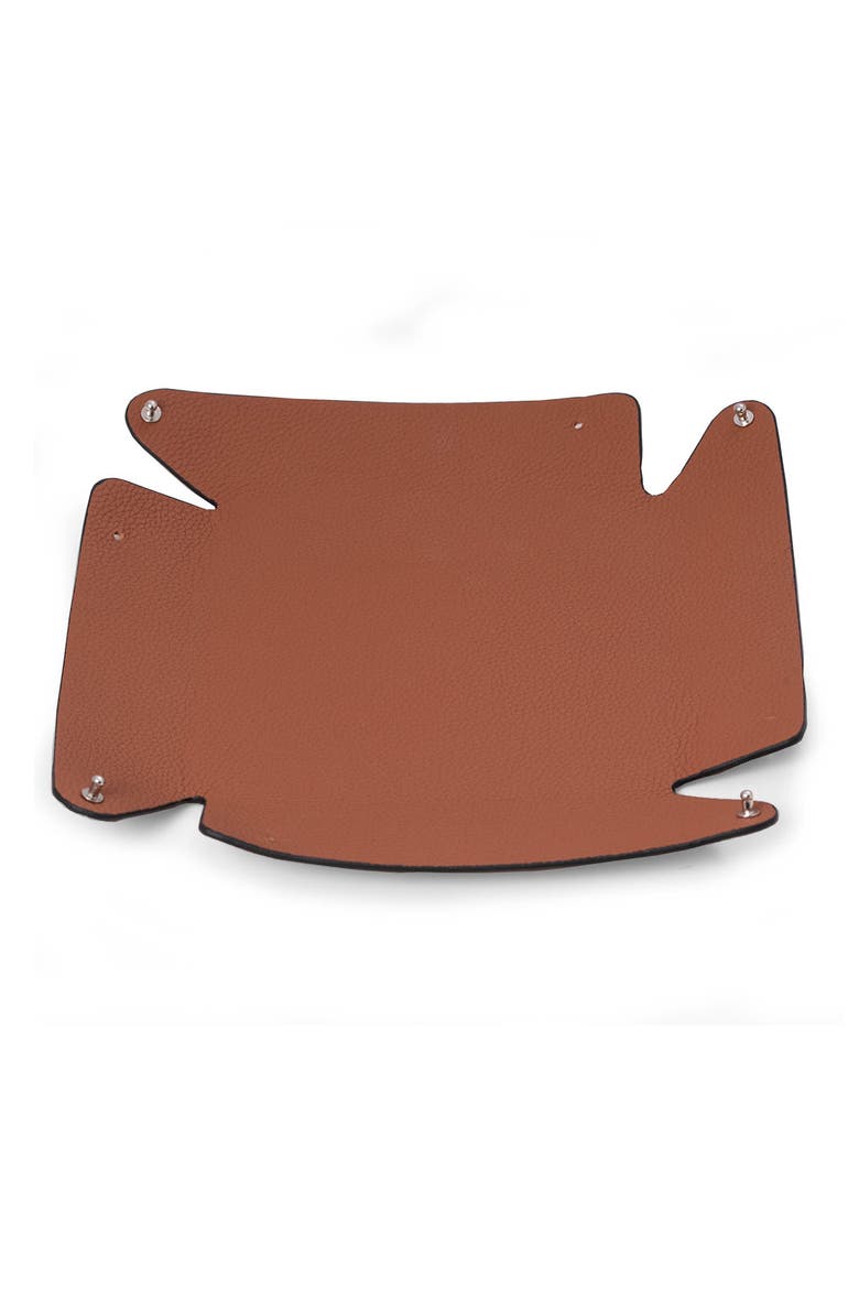 Catchall Leather Valet Tray, Alternate, color, SADDLE