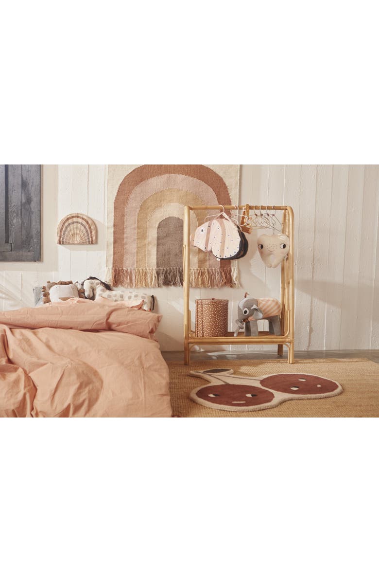 OYOY Cherry Rug, Alternate, color, Nutmeg