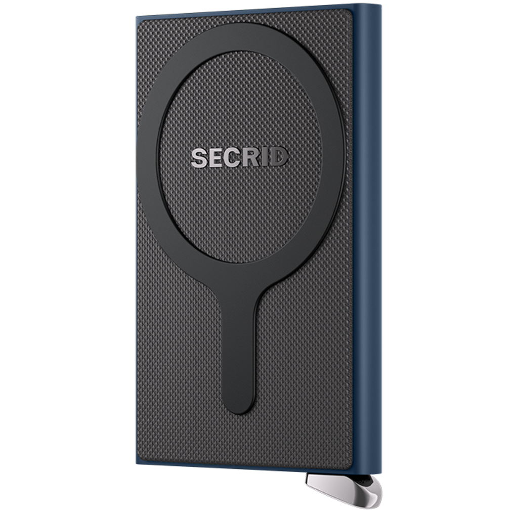 Secrid Cardprotector+ Fluted For Magsafe In Blue