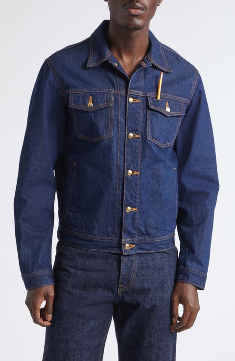Deep Indigo Denim Trucker Jacket