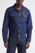 Rodeo Work Wear Deep Indigo Denim Trucker Jacket