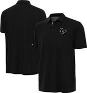 ANTIGUA Men's Antigua Black Houston Texans Era Polo