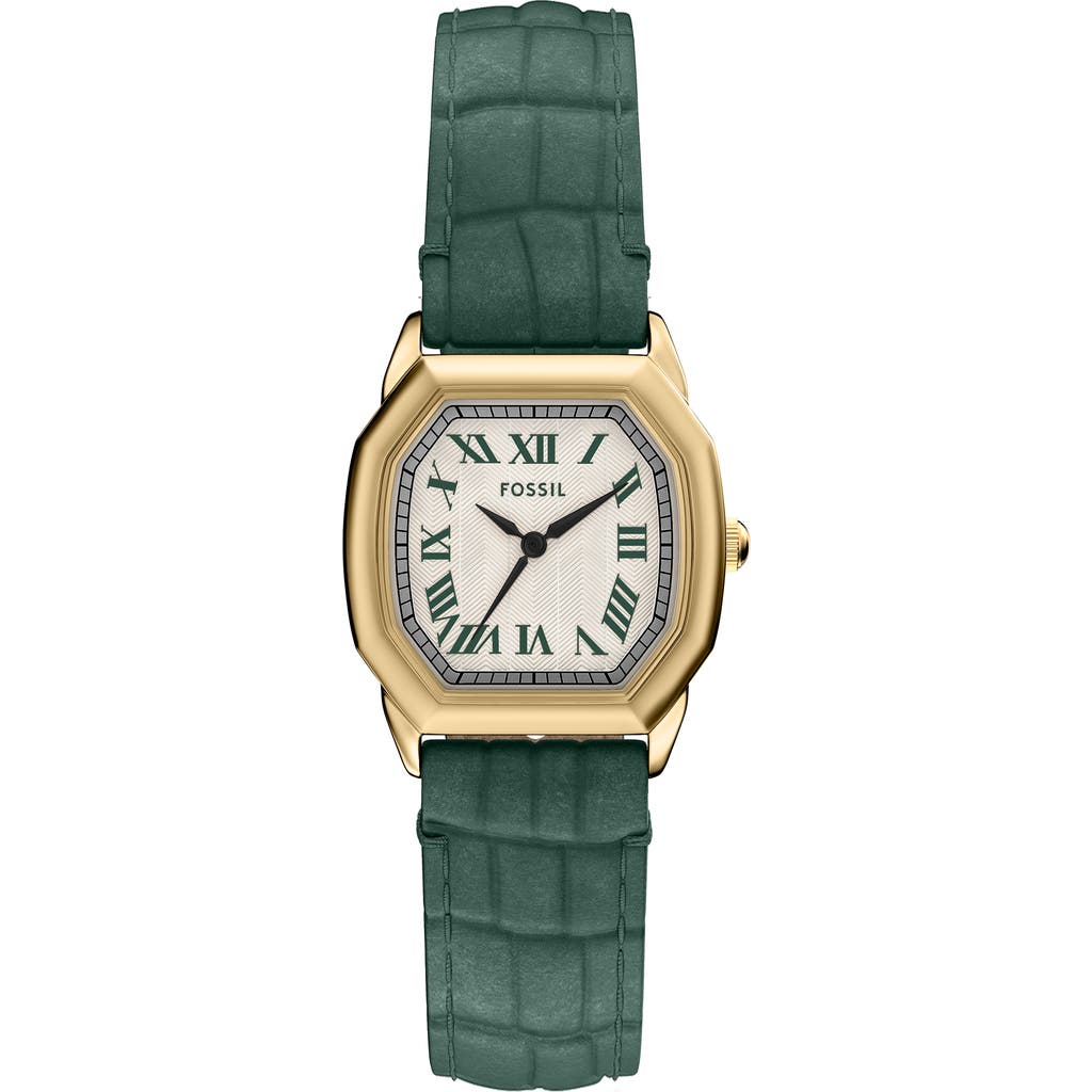 Fossil Harlow Watch, 27mm In Green