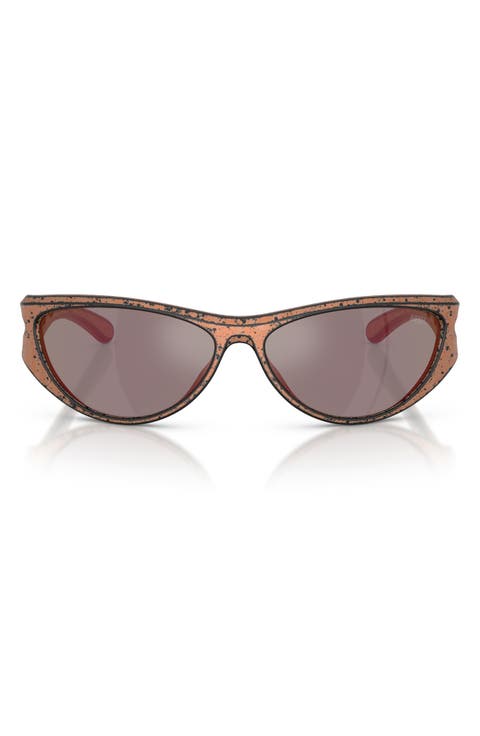 63mm Oversize Cat Eye Sunglasses