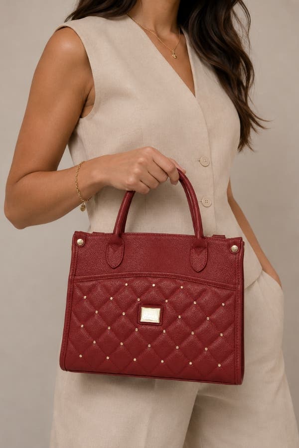 Eternal 567 Leather Handbag, Alternate, color, Burgundy