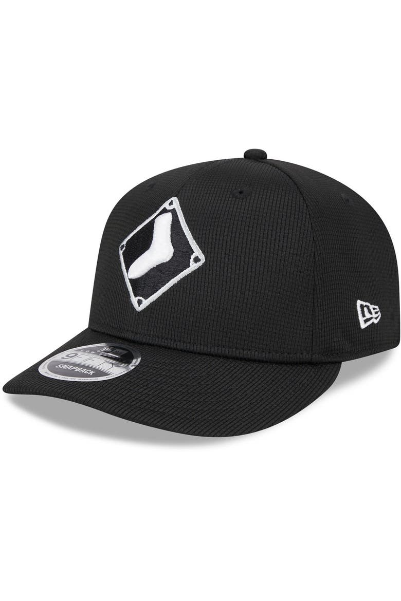 Men's New Era  Black Chicago White Sox 2025 Batting Practice Low Profile 9FIFTY Snapback Hat, Main, color, Black