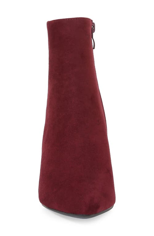 Berness Sara Block Heel Bootie In Burgundy