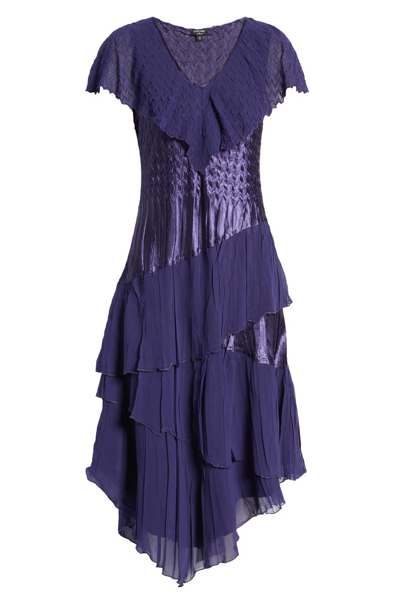 Komarov Ruffle Tiered Dress, Alternate, color, 