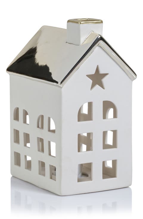 Lilou Set of 2 LED House Figurines