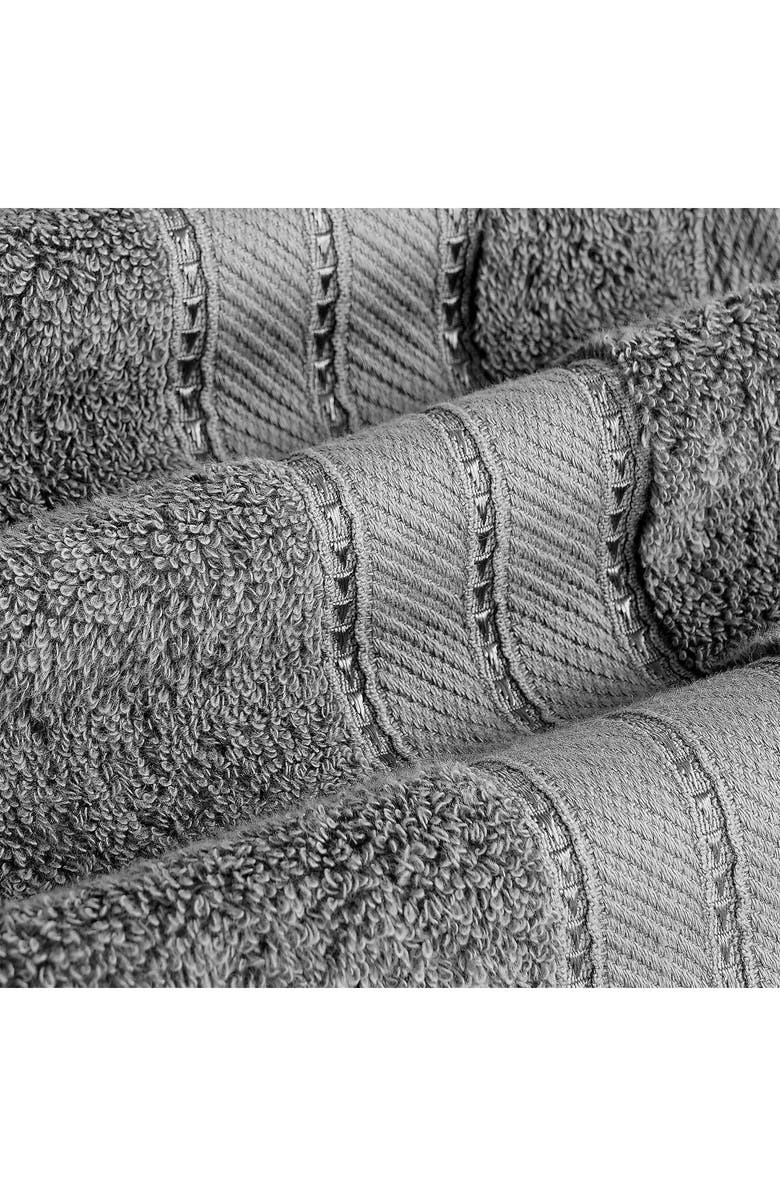 Modern Threads Spunloft Bath Towel - Set of 4, Alternate, color, Charcoal