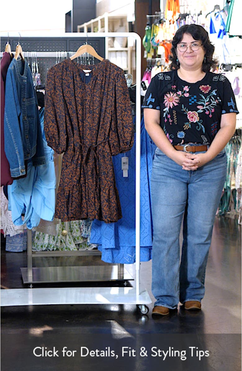 Tie Neck Tiered Dress, sales video thumbnail