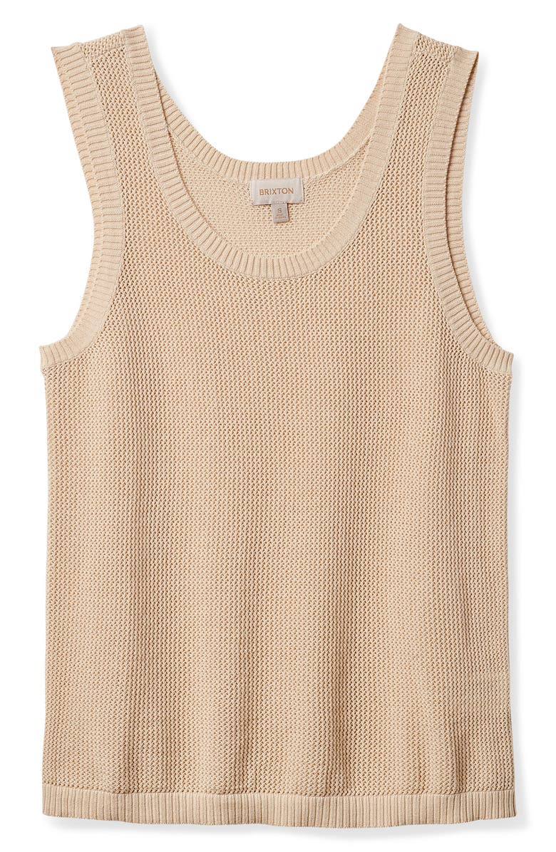 Brixton Aruba Cotton Sweater Tank, Main, color,