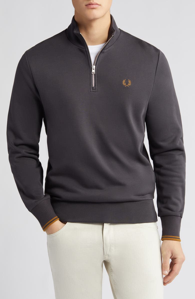 Fred Perry Half Zip Pullover, Main, color, 