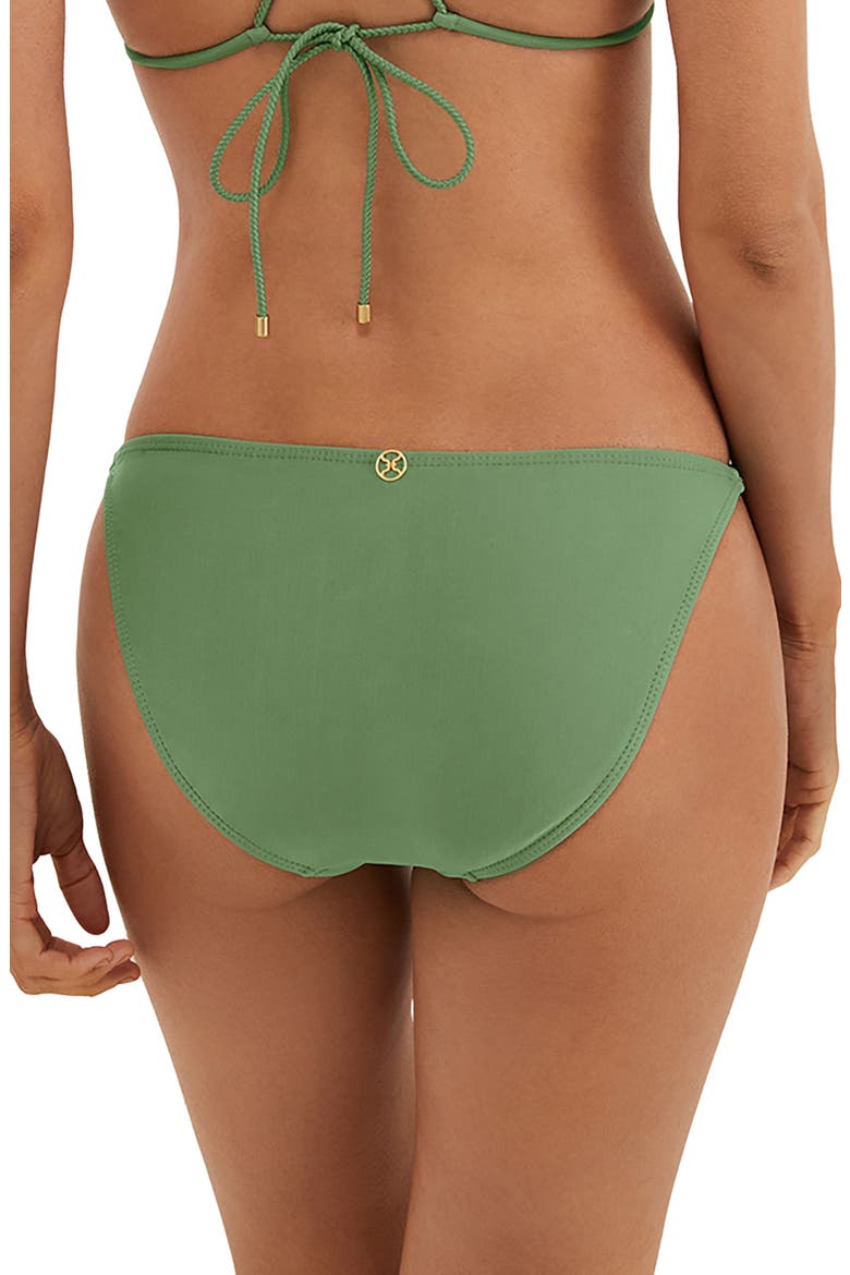 Stacy Double Strap Bikini Bottoms, Alternate, color, GREEN