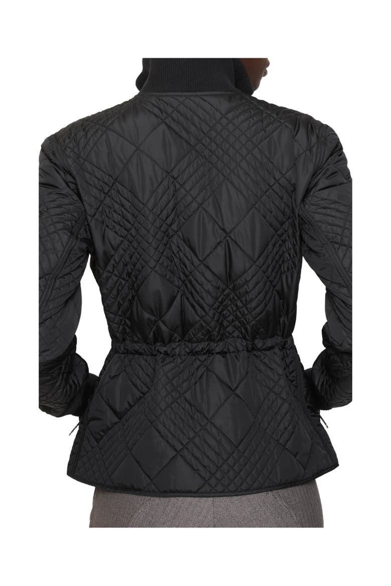 Micro Check-stitch Nylon Wakerley Jacket, Alternate, color, Black