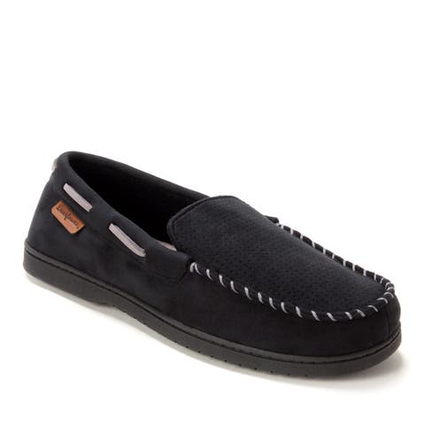 Keaton Microsuede Moccasin Slipper (Men)