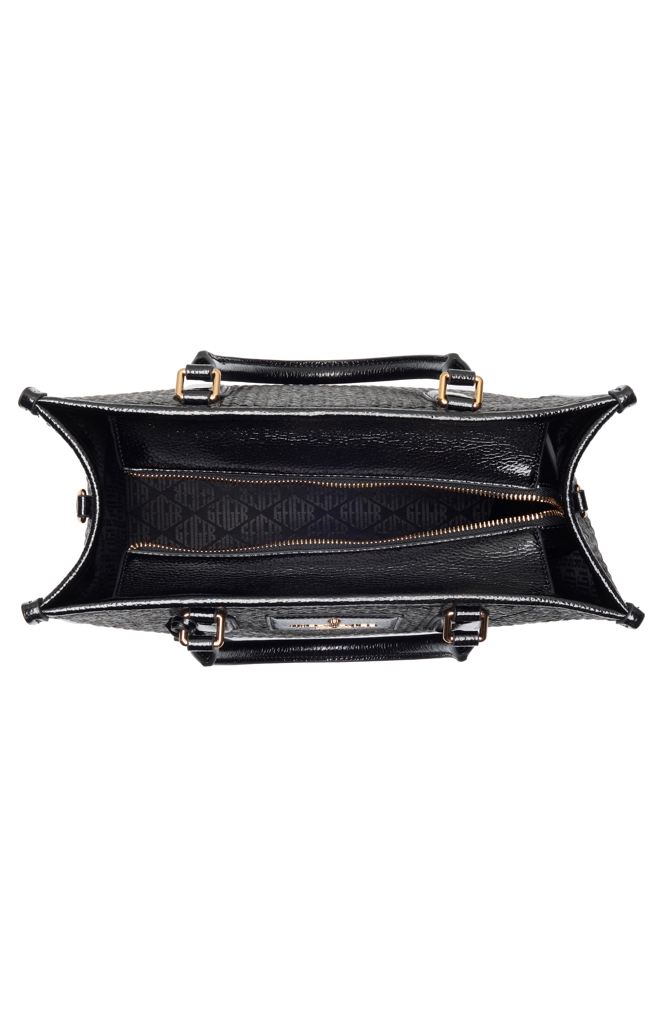 Kurt Geiger London Chiswick Raffia Tote, Alternate, color, Black