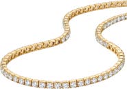 ARGENTO VIVO Cubic Zirconia Tennis Anklet
