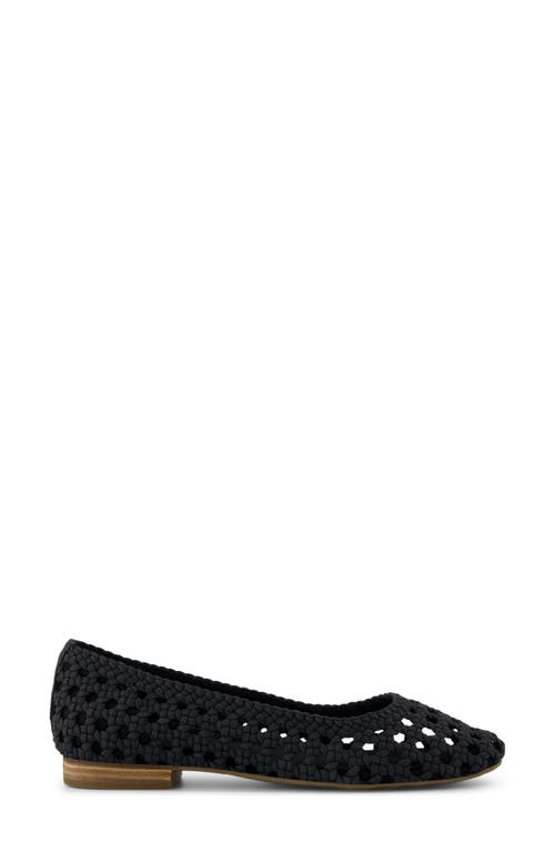 Toms Briella Flat In Black