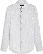 Bugatchi James OoohCotton® Geometric Print Button-Up Shirt