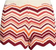 Kulani Kinis Chevron Knit Cover-Up Microshorts