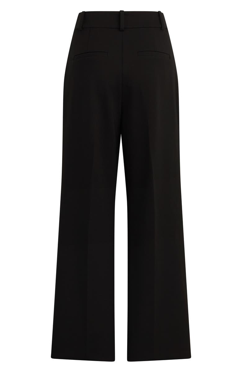 Favorite Daughter The Anywhere Pleated Wide Leg Pants, Alternate, color, Black