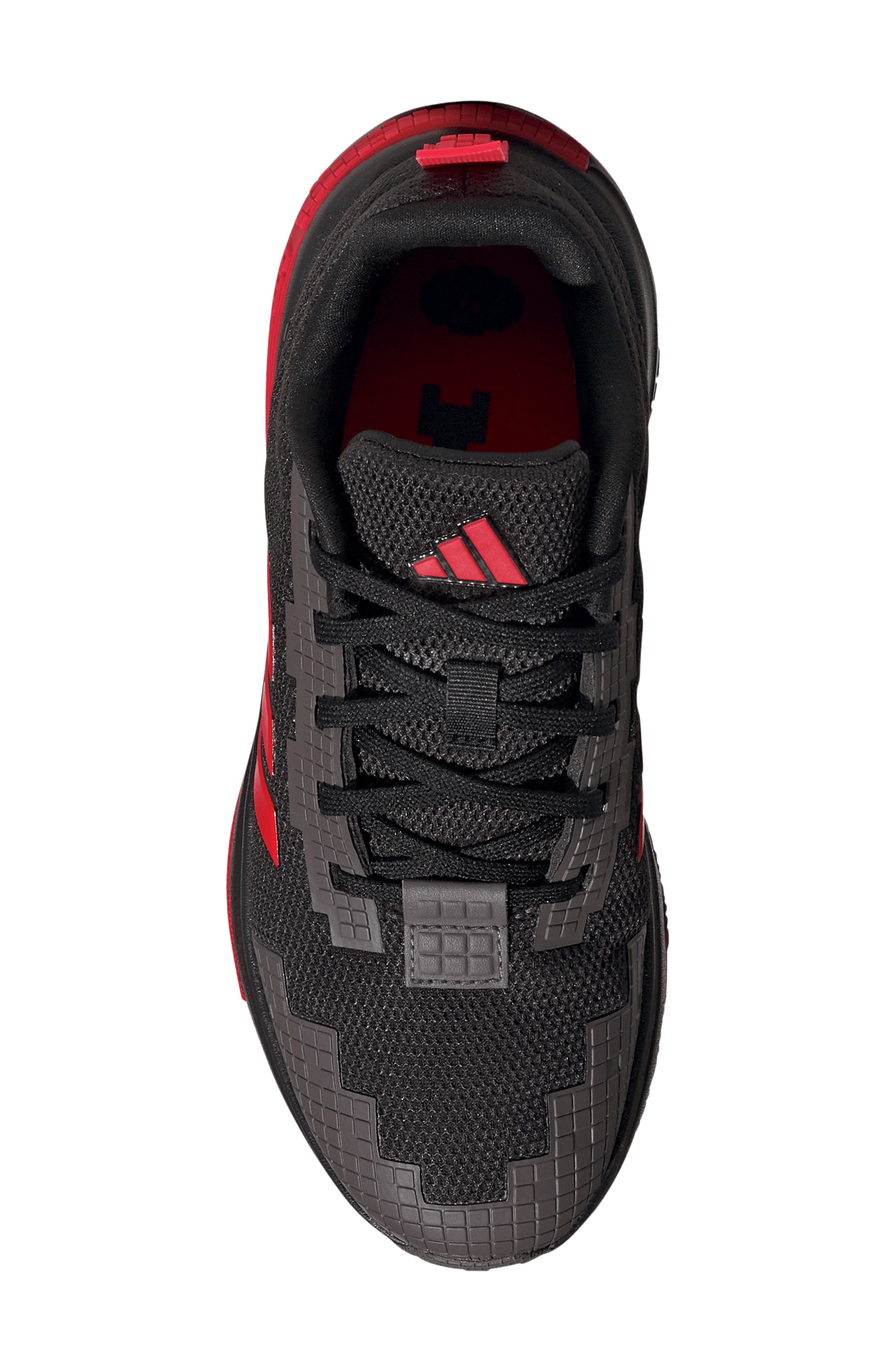 Kids' Minecraft Pro Running Shoe, Alternate, color, BLACK/ LUCID RED/ GREY