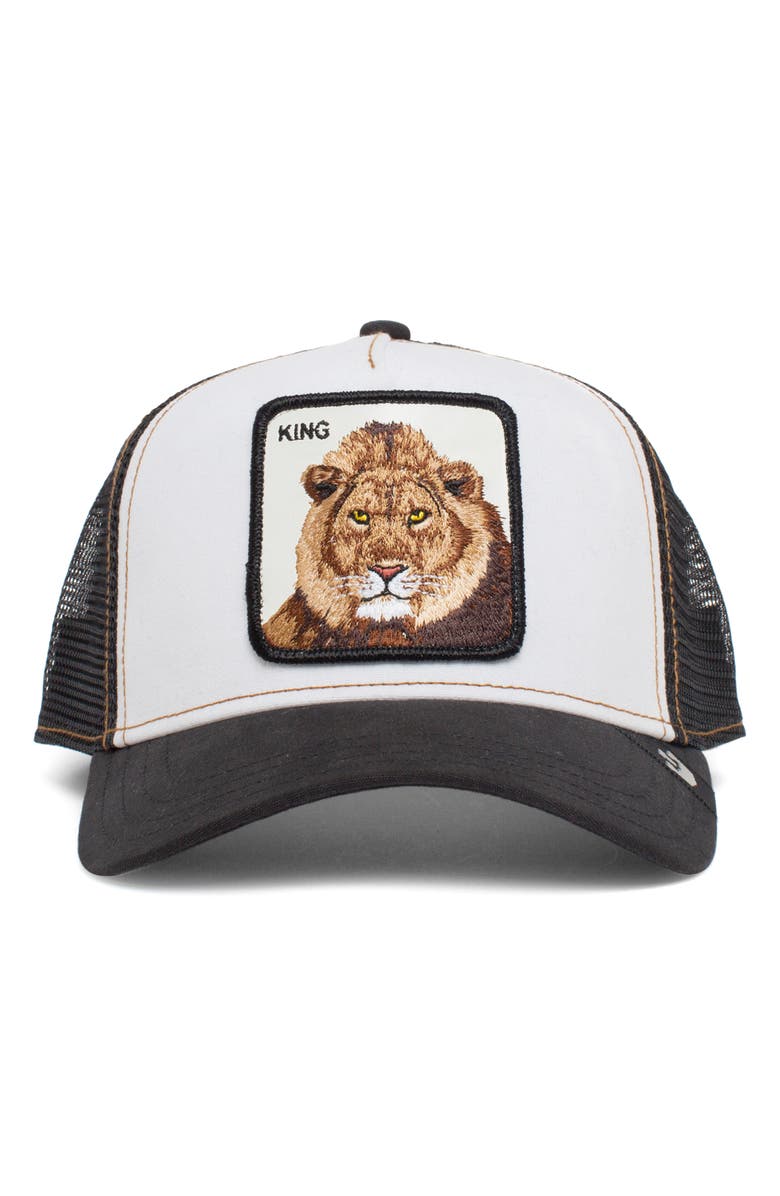 Goorin Bros. Lion Patch Trucker Cap, Alternate, color, 