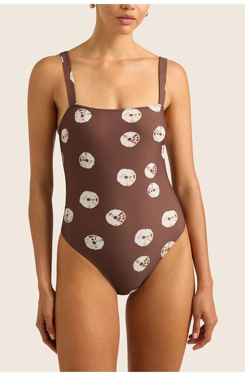 HOPE AND MAY Palma One Piece Print Swimsuit, Alternate, color,