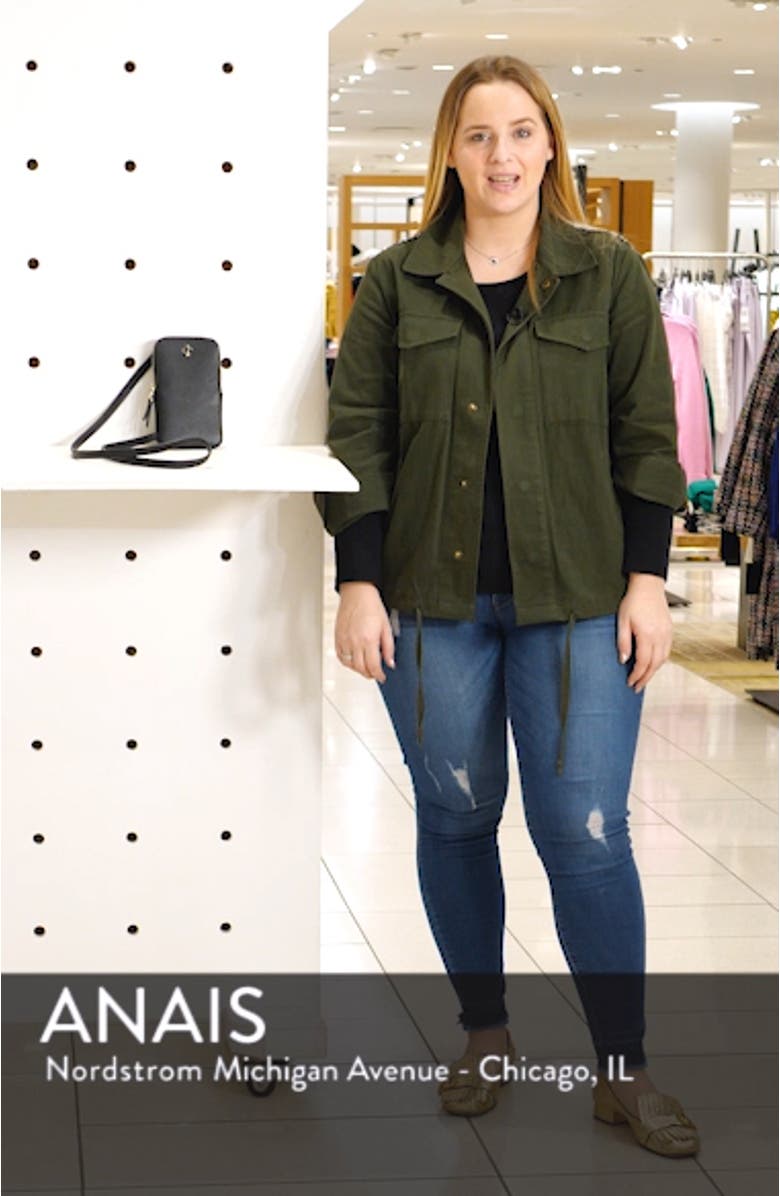 polly leather phone crossbody bag, sales video thumbnail