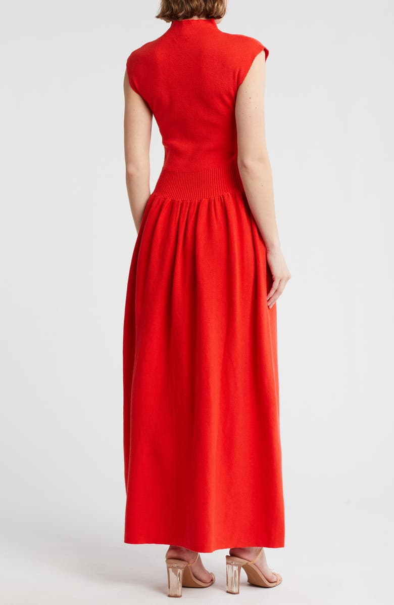 Funnel Neck Knit Dress