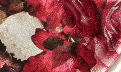 Connected Apparel Foiled Mesh Dress In Multi