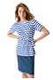 selected Sapphire White Stripe
