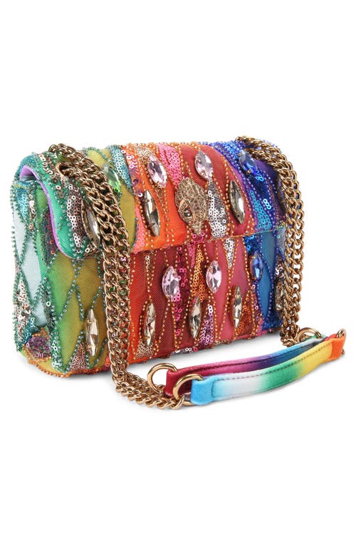 Kurt Geiger Kensington Sequin-embellishment Cross Body Bag In Multi