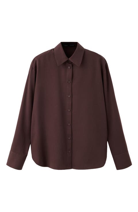 Lyocell Button-Up Shirt