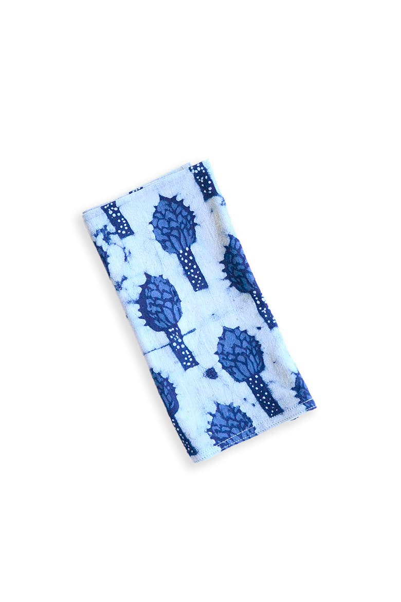 Reusable Cloth Napkins - Set of 4, Alternate, color, Blue