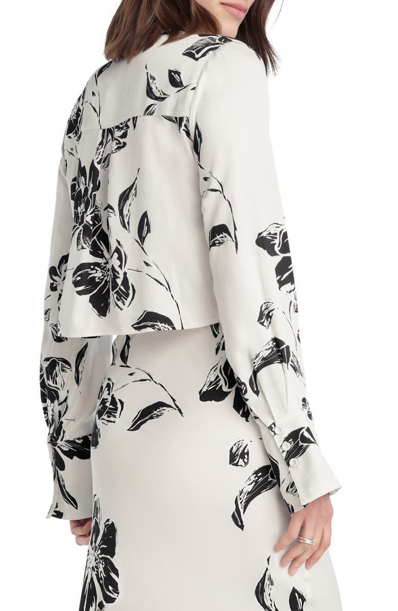 Favorite Daughter The Cropped Lily Print Top, Alternate, color, Vintage Floral