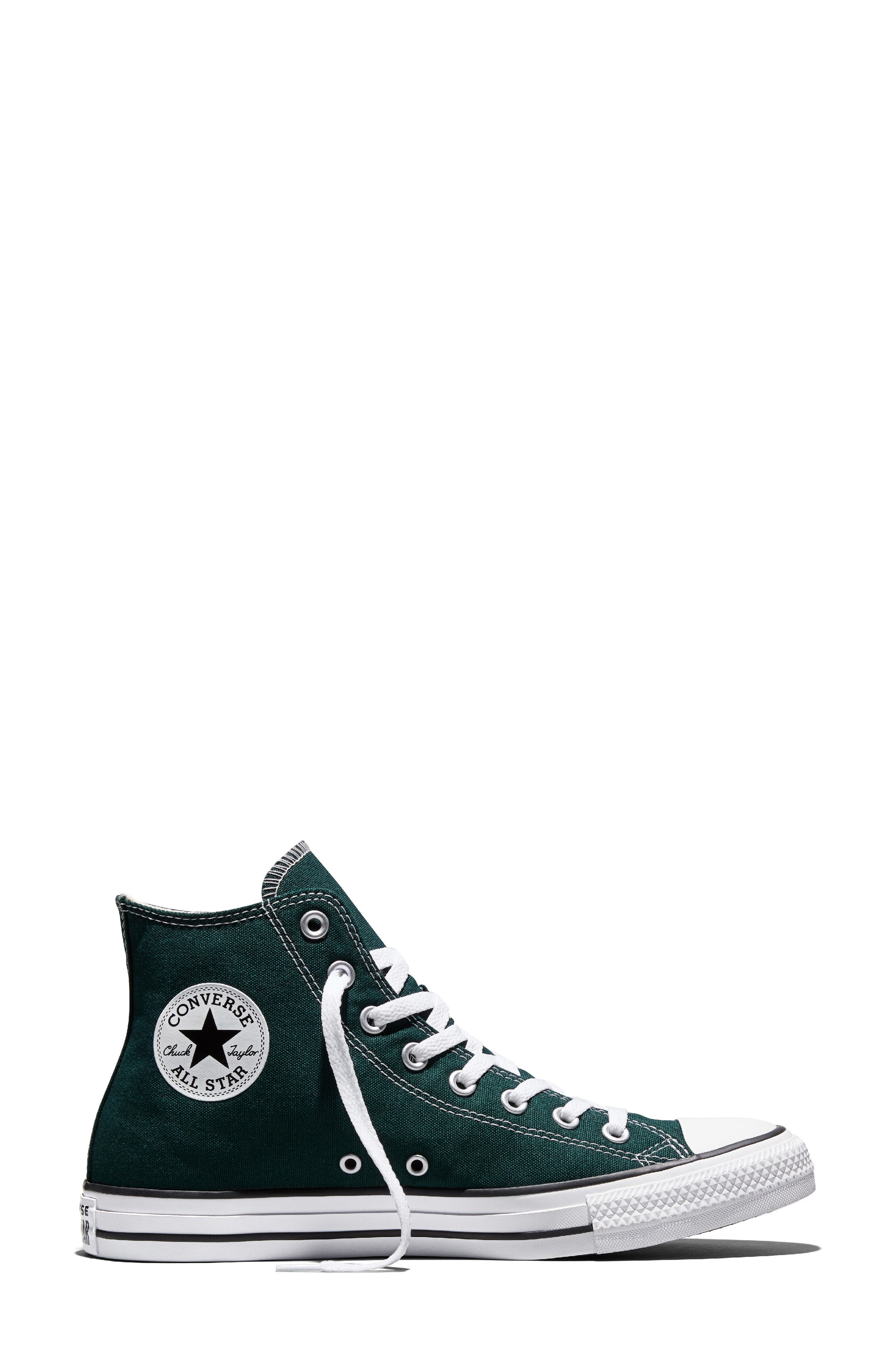 Gender Inclusive Chuck Taylor All Star Canvas High Top Sneaker, Alternate, color, STEELY PINE