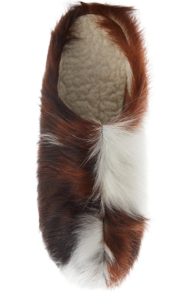 Acne Studios Bloggie Genuine Calf Hair Clog, Alternate, color,