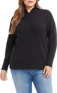 Karen Kane Crossover Collar Sweater