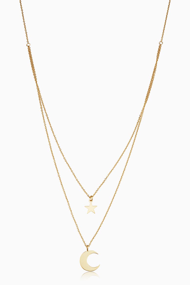 14K Yellow Gold Jana Layered Necklace, Main, color, Yellow Gold