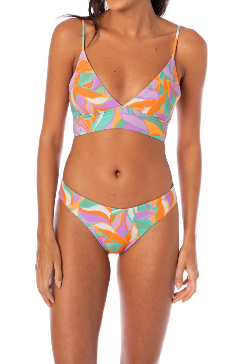 Maaji Urban Oasis Sublimity Reversible Bikini Bottoms, Alternate, color,