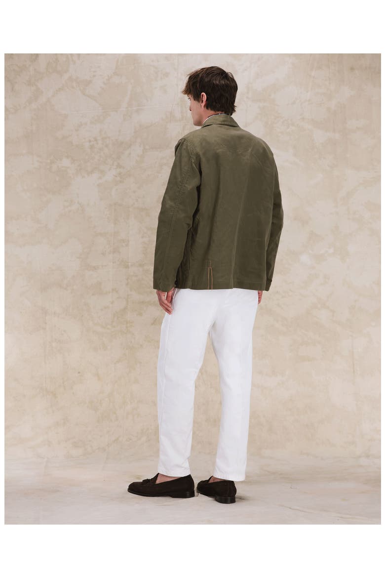 Solomon Cotton Cerato Overshirt, Alternate, color, SAGE