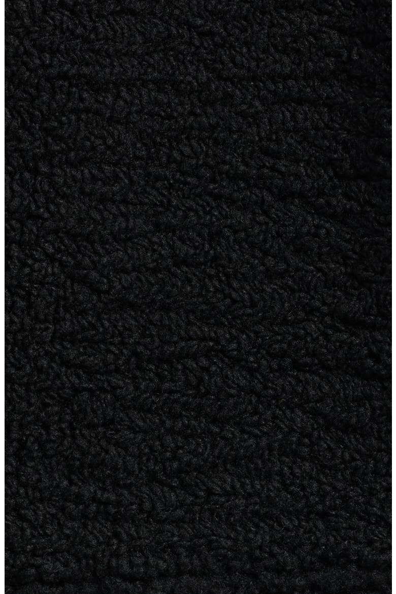 Faux Shearling Jacket, Alternate, color, BLACK