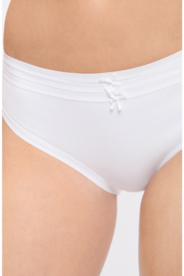 Jack 3-Pack Bikini Panties, Alternate, color, WHITE