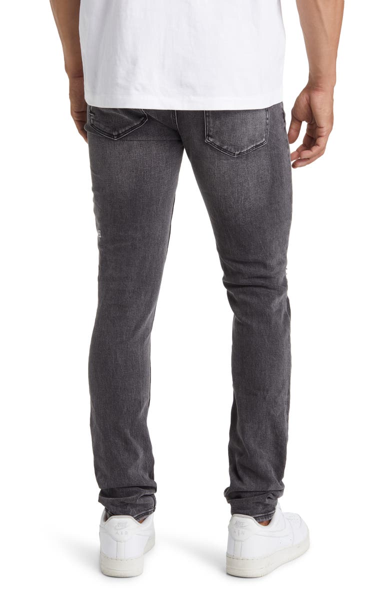 Ksubi Van Winkle Angst Trashed Ripped Stretch Skinny Jeans, Alternate, color,
